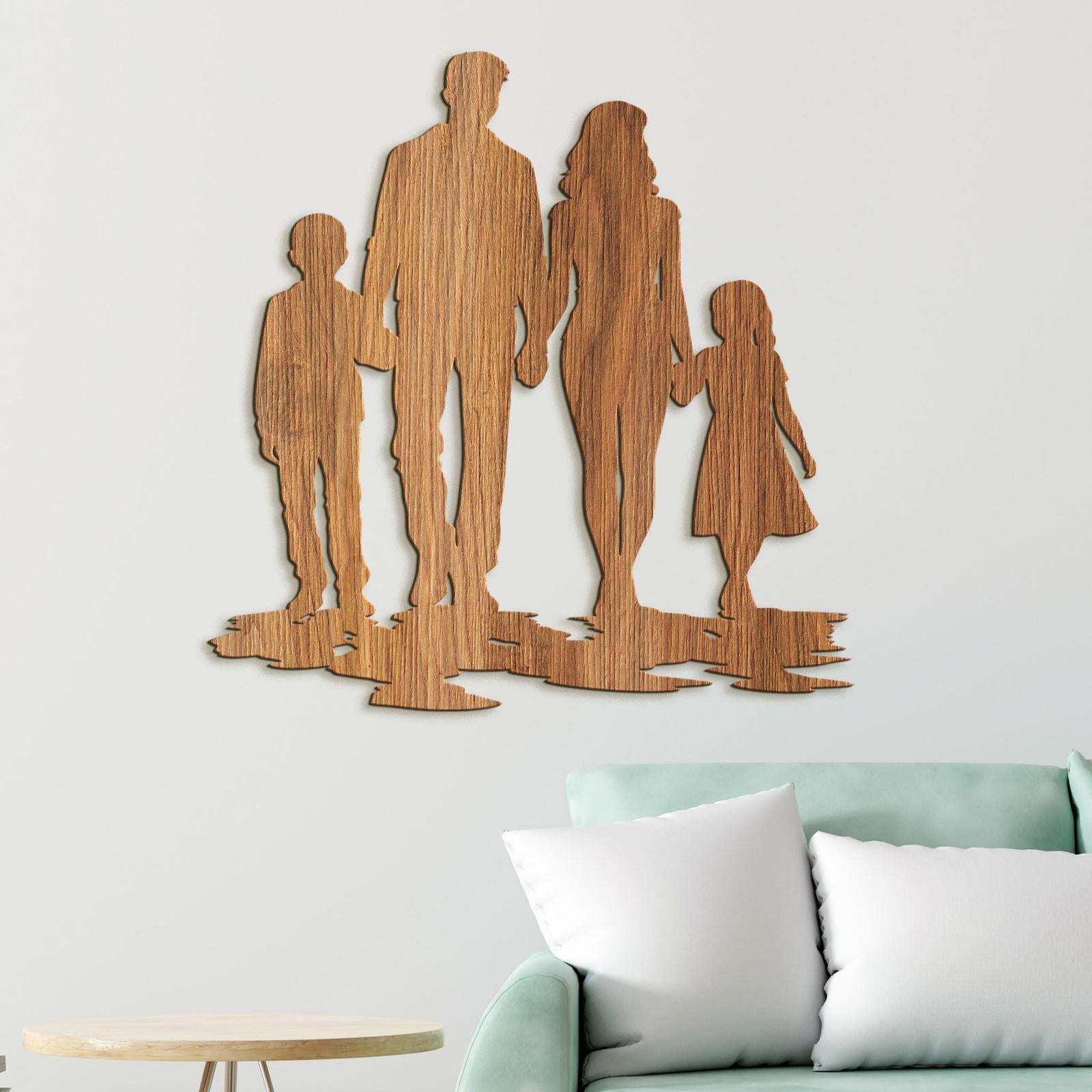 Dreveny obraz rodina-DREVTEX