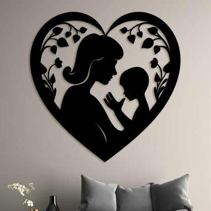 Drevený obraz Matka s dieťaťom-DREVTEX