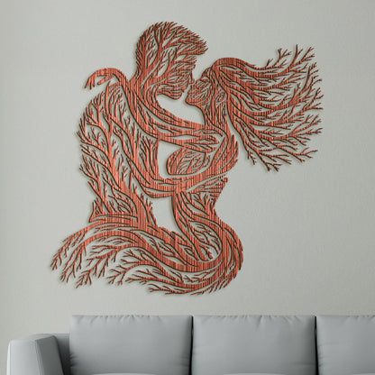 Dekoracia zamilovany par-DREVTEX