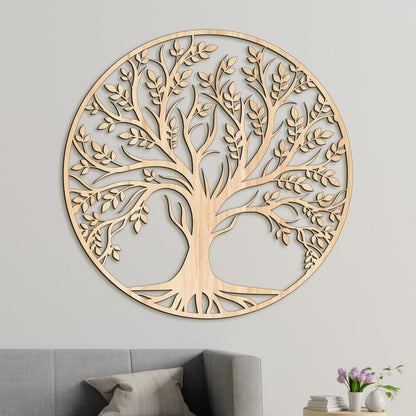 Drevený strom života FLOWER-DREVTEX