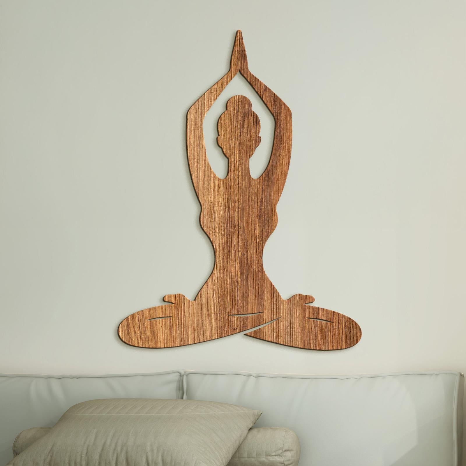 Dreveny obraz Harmonia jogy-DREVTEX