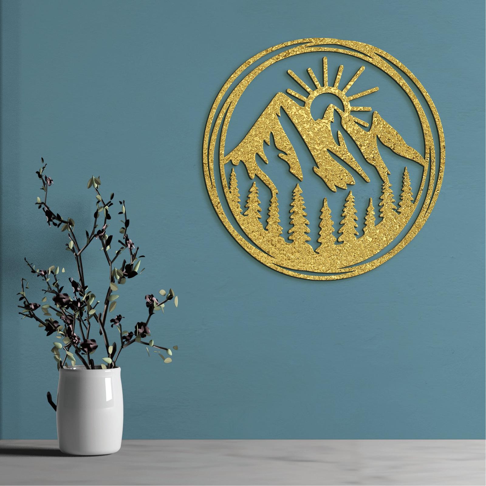 Dreveny obraz Vychadzajuce slnko-DREVTEX