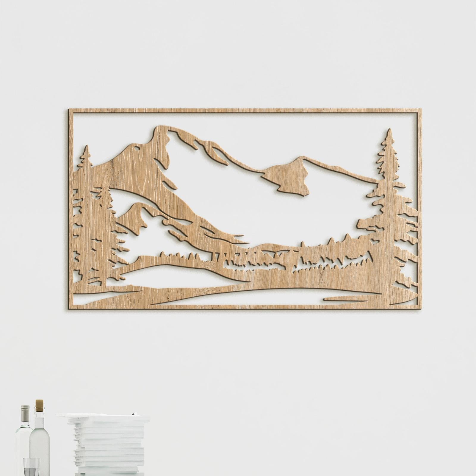 Obraz Silueta hor-DREVTEX