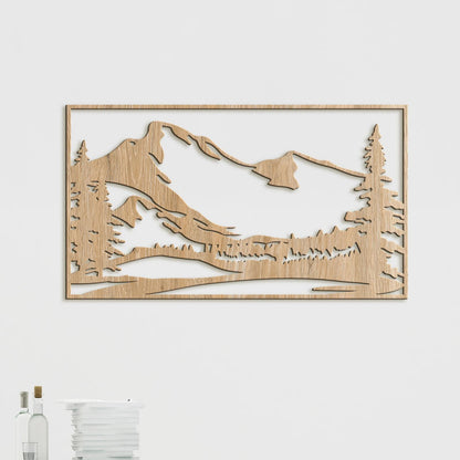 Obraz Silueta hor-DREVTEX