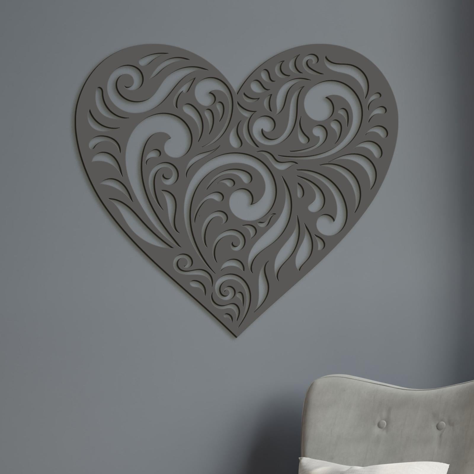 Drevený obraz na stenu Srdce SPIRIT-DREVTEX