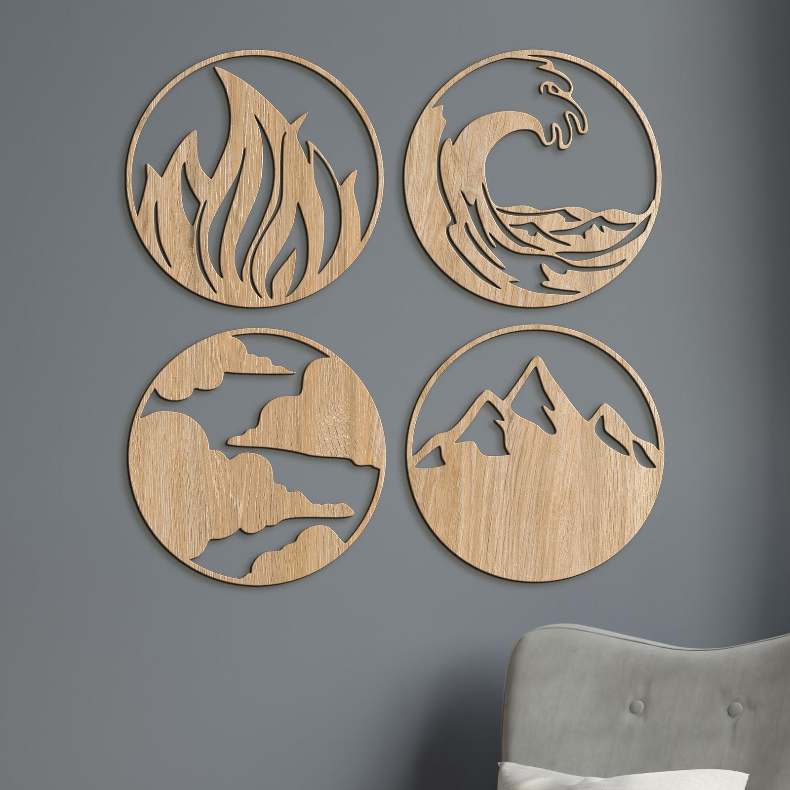 Moderný obraz ŽIVLY PRÍRODY-DREVTEX