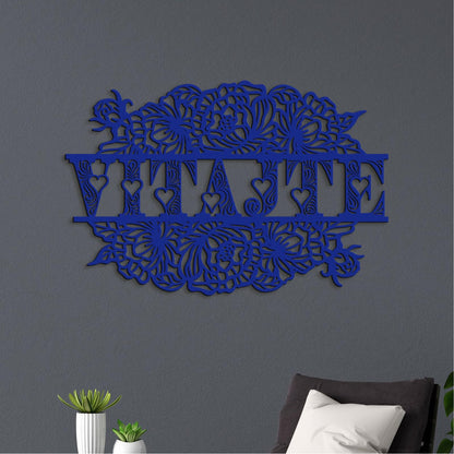 Drevený nápis VITAJTE-DREVTEX