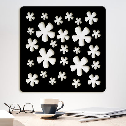 Drevená dekorácia Kvietky-DREVTEX