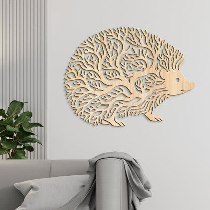 Dekoratívny drevený obraz Ježko-DREVTEX