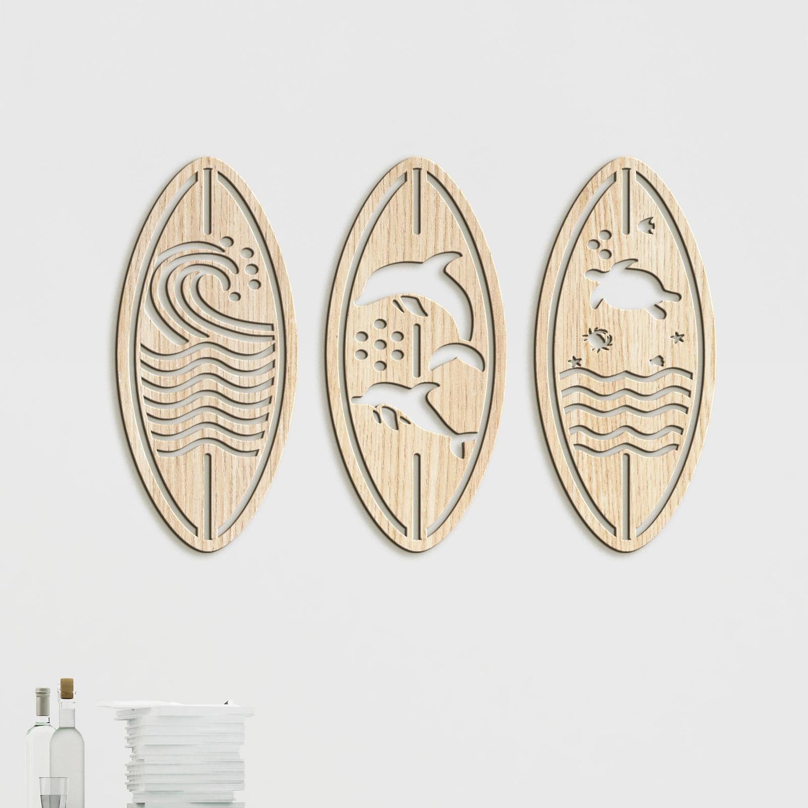 Trojdielny obraz SEA-DREVTEX