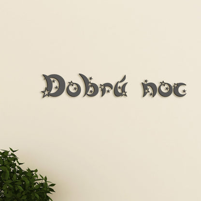 Drevený nápis Dobrú noc-DREVTEX