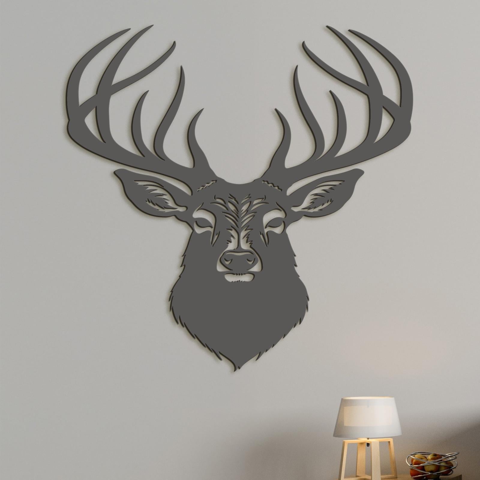 Drevený obraz Jeleň-DREVTEX