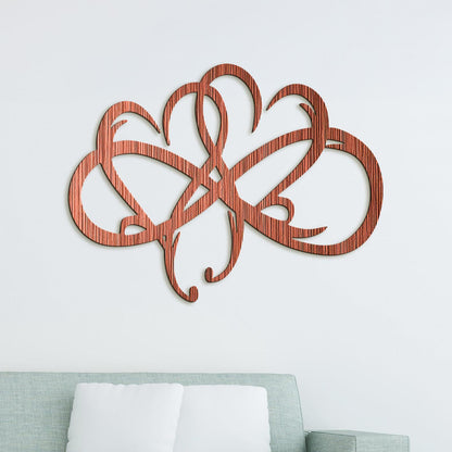 Drevený obraz SRDCIA-DREVTEX