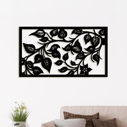 Drevený obraz na stenu Lístie-DREVTEX