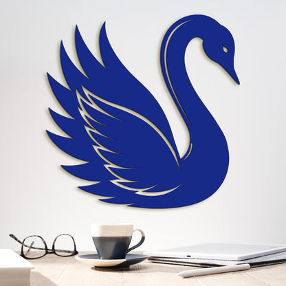 Drevený obraz Elegantná labuť-DREVTEX