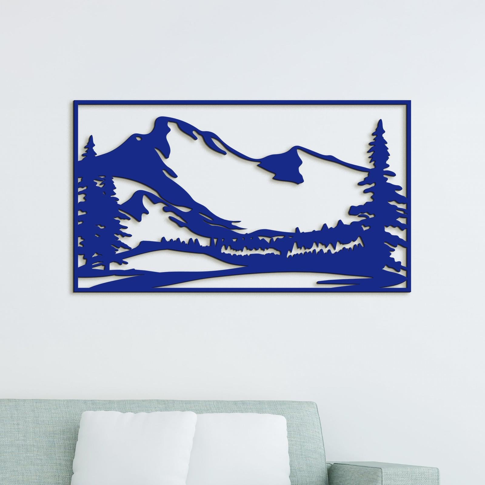 Obraz Silueta hor-DREVTEX