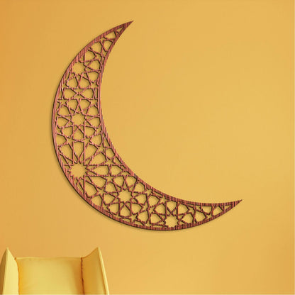 Drevený obraz na stenu Polmesiac-DREVTEX