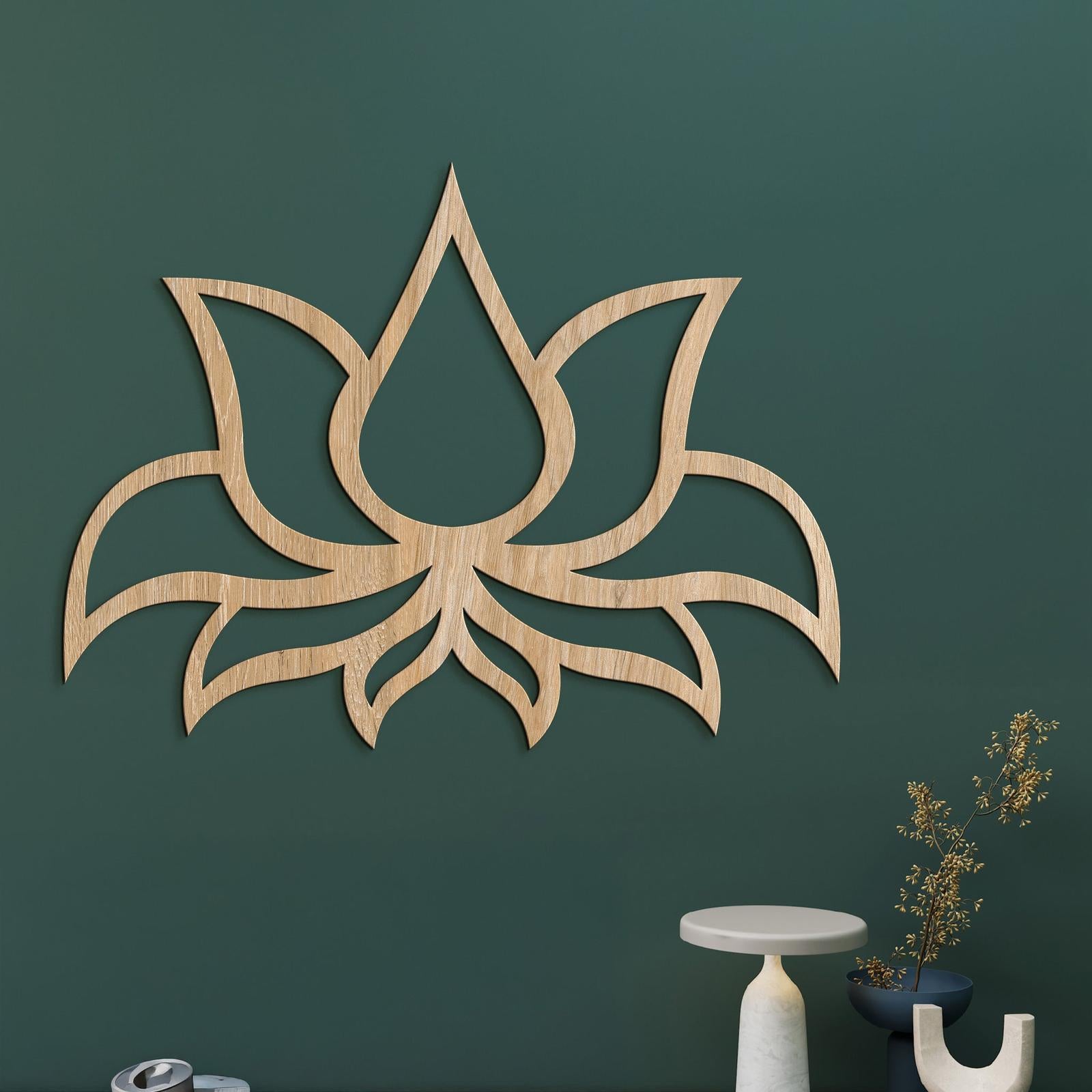 Drevený obraz Lotosový kvet-DREVTEX