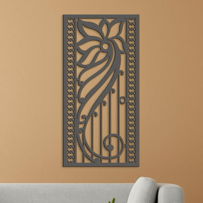 Drevená kvetinová mandala na stenu-DREVTEX