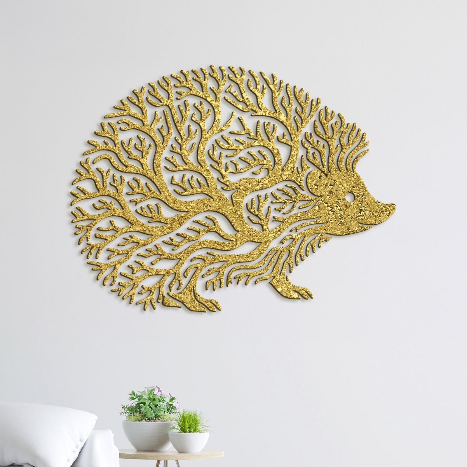 Dekoratívny drevený obraz Ježko-DREVTEX