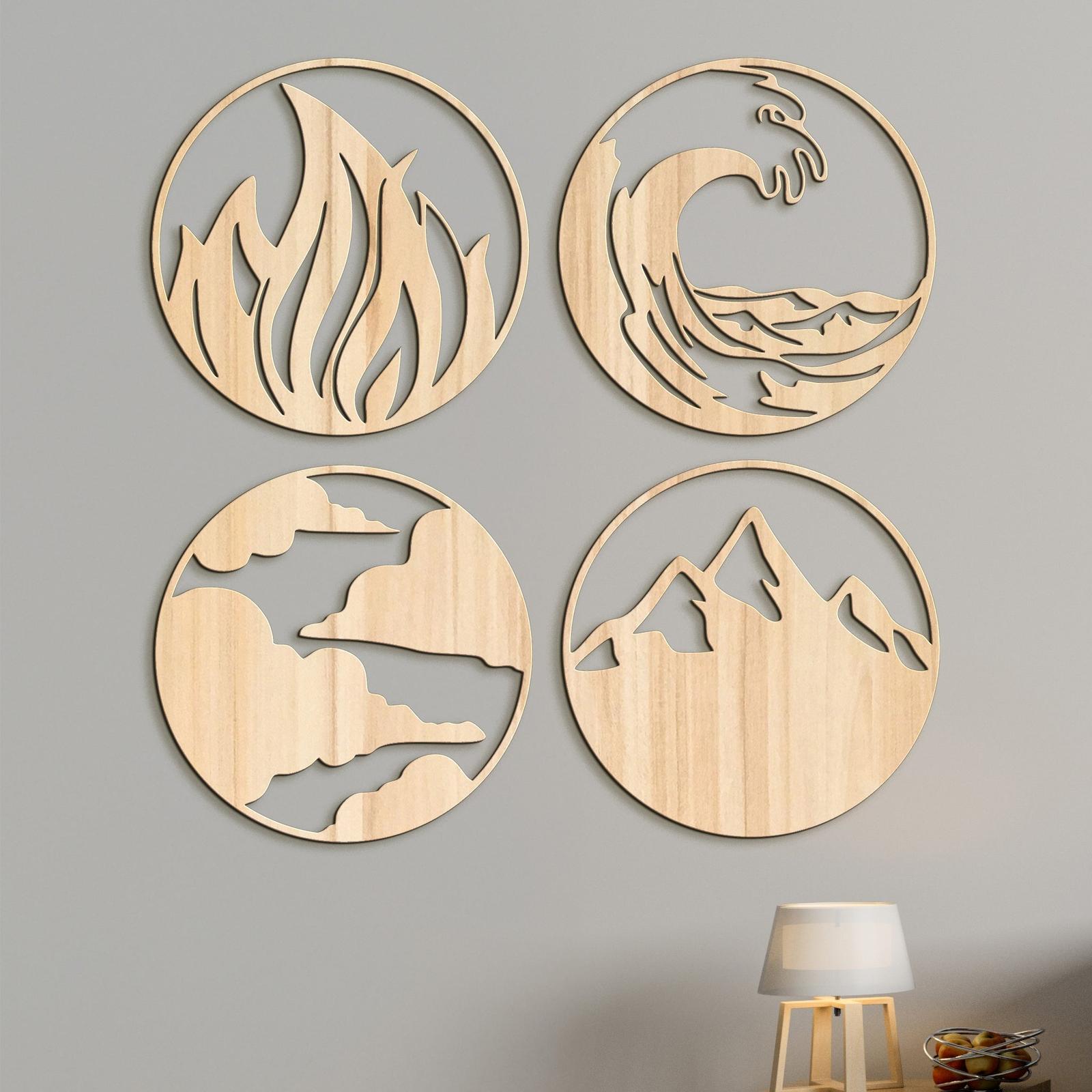 Moderný obraz ŽIVLY PRÍRODY-DREVTEX