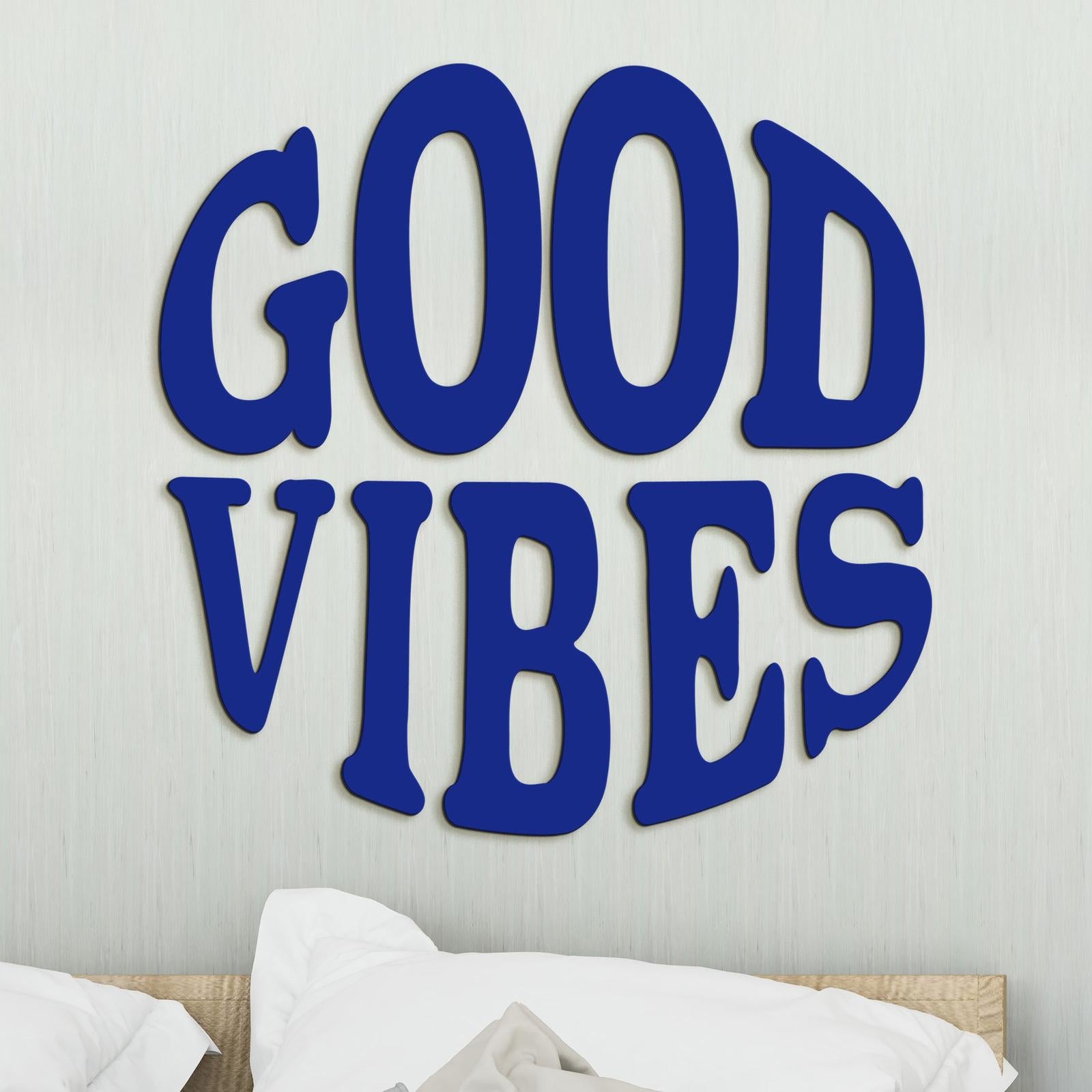 Drevený nápis GOOD VIBES-DREVTEX