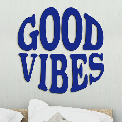 Drevený nápis GOOD VIBES-DREVTEX