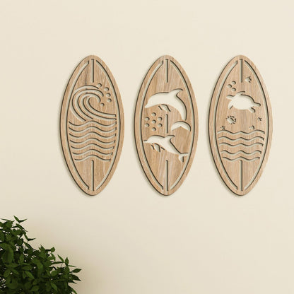 Trojdielny obraz SEA-DREVTEX