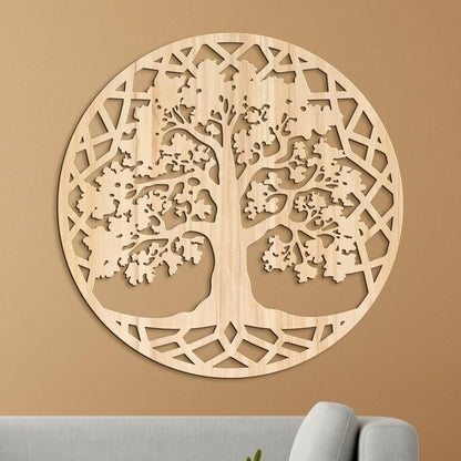 Drevený obraz na stenu Strom života-DREVTEX