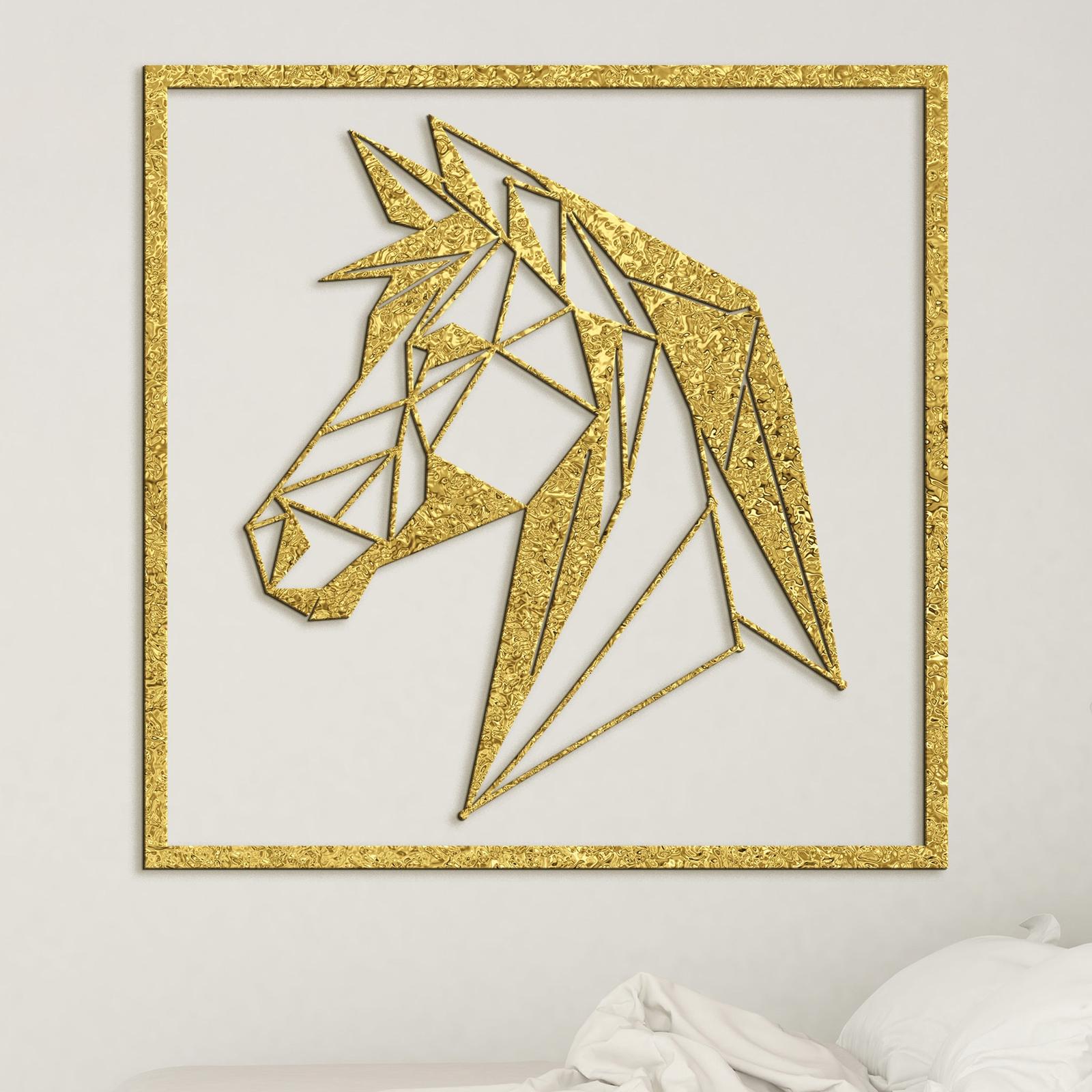 Drevený obraz silueta koňa-DREVTEX