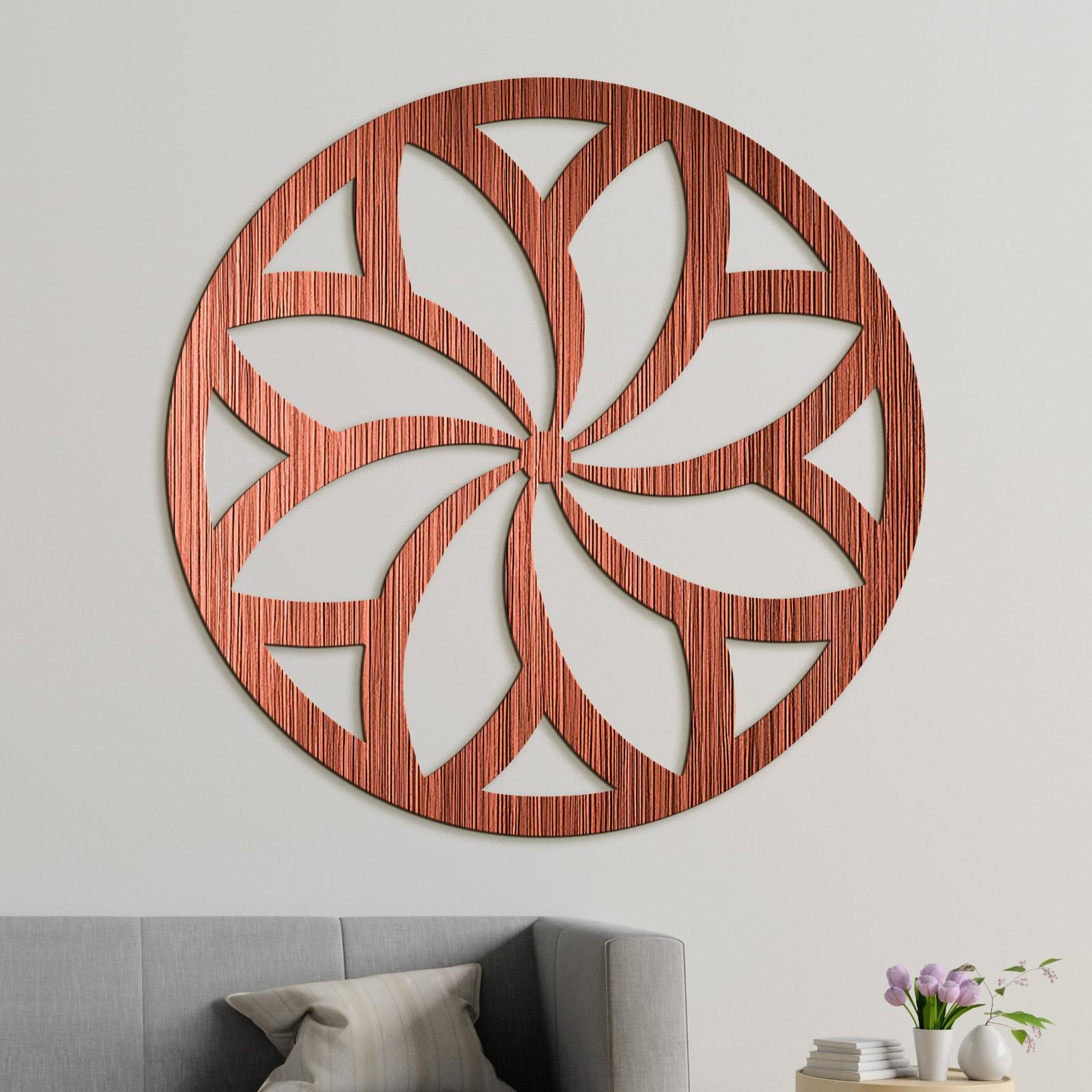 Mandala Slnecny kvet-DREVTEX