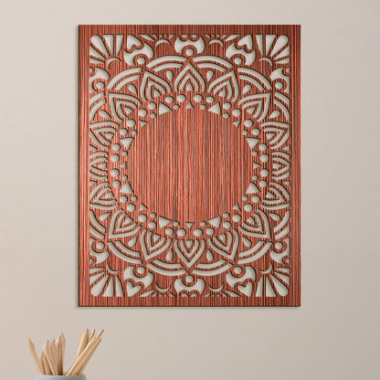 Drevená mandala Sun flower-DREVTEX