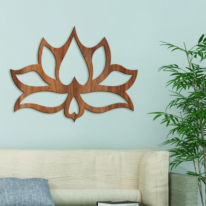 Drevený obraz na stenu Kvet LOTOS-DREVTEX