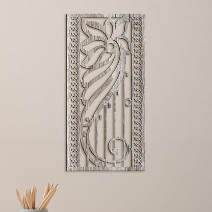 Kvetinova mandala na stenu-DREVTEX