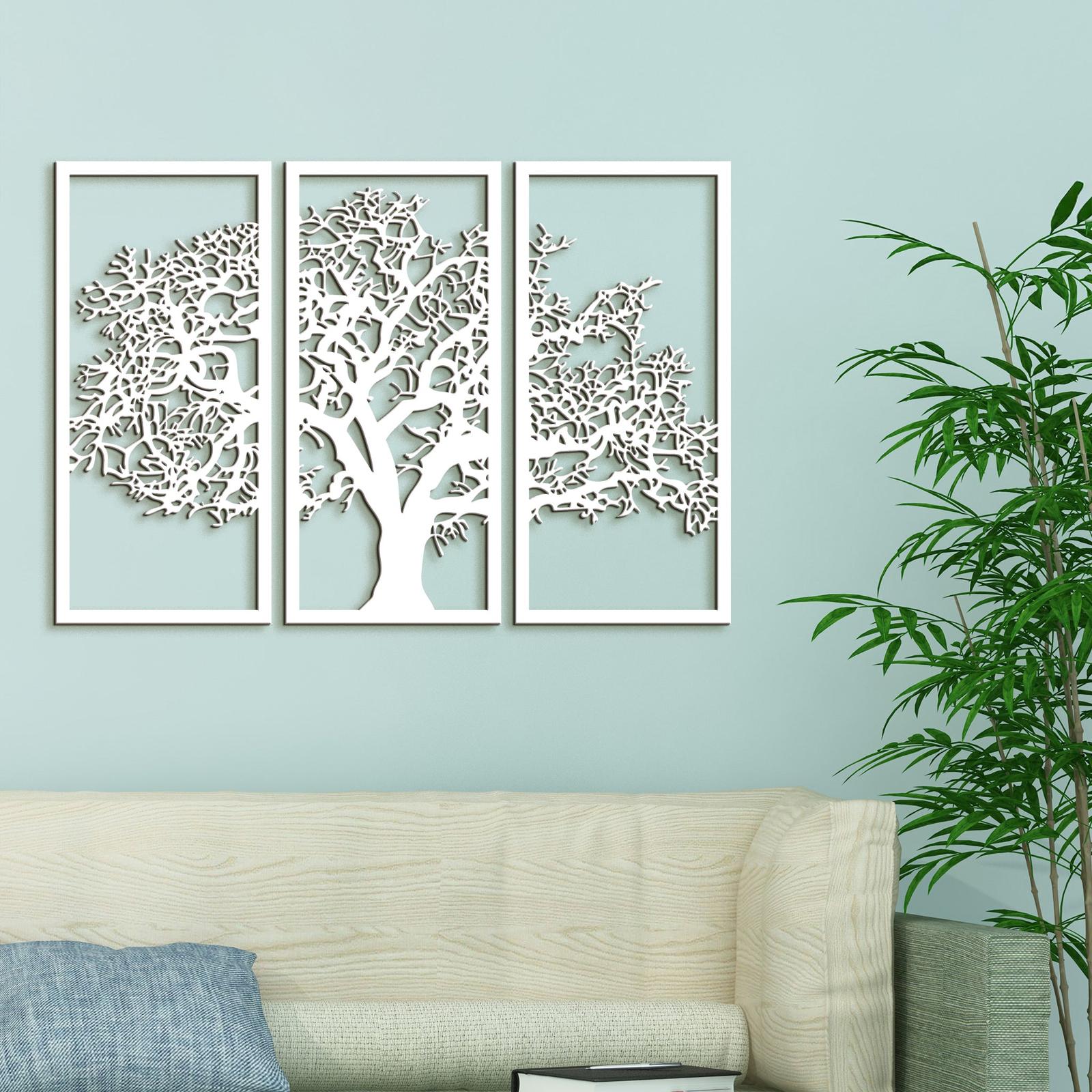 Trojdielny obraz Strom zivota-DREVTEX