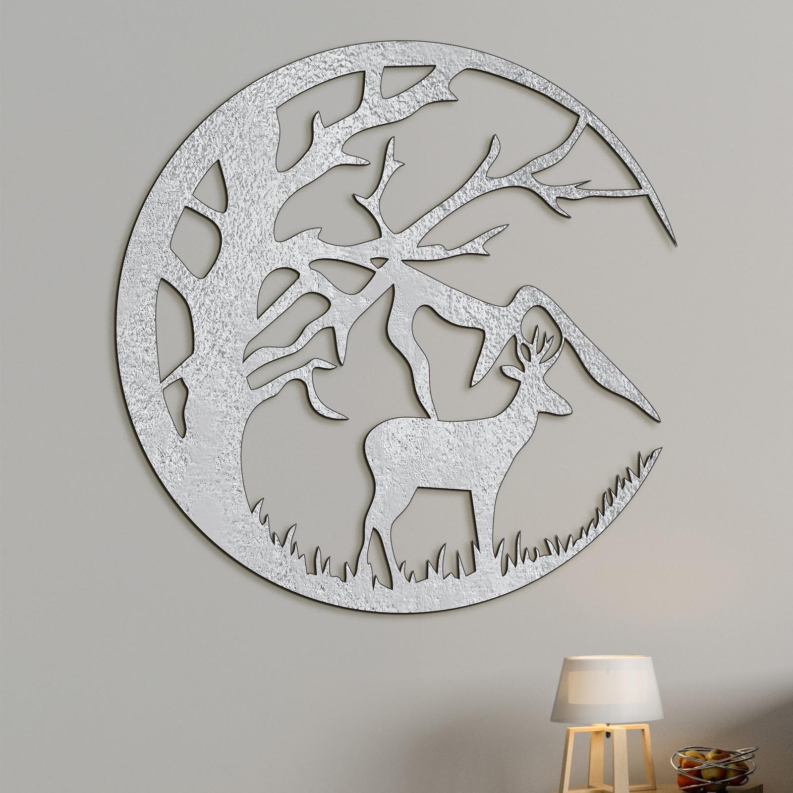 Drevená dekorácia s motívom Jeleňa-DREVTEX