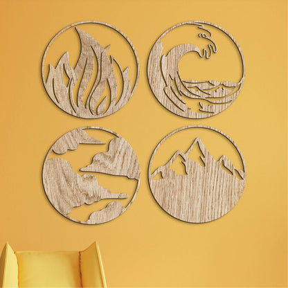 Moderný obraz ŽIVLY PRÍRODY-DREVTEX