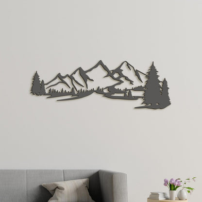 Drevená dekorácia na stenu HORY-DREVTEX