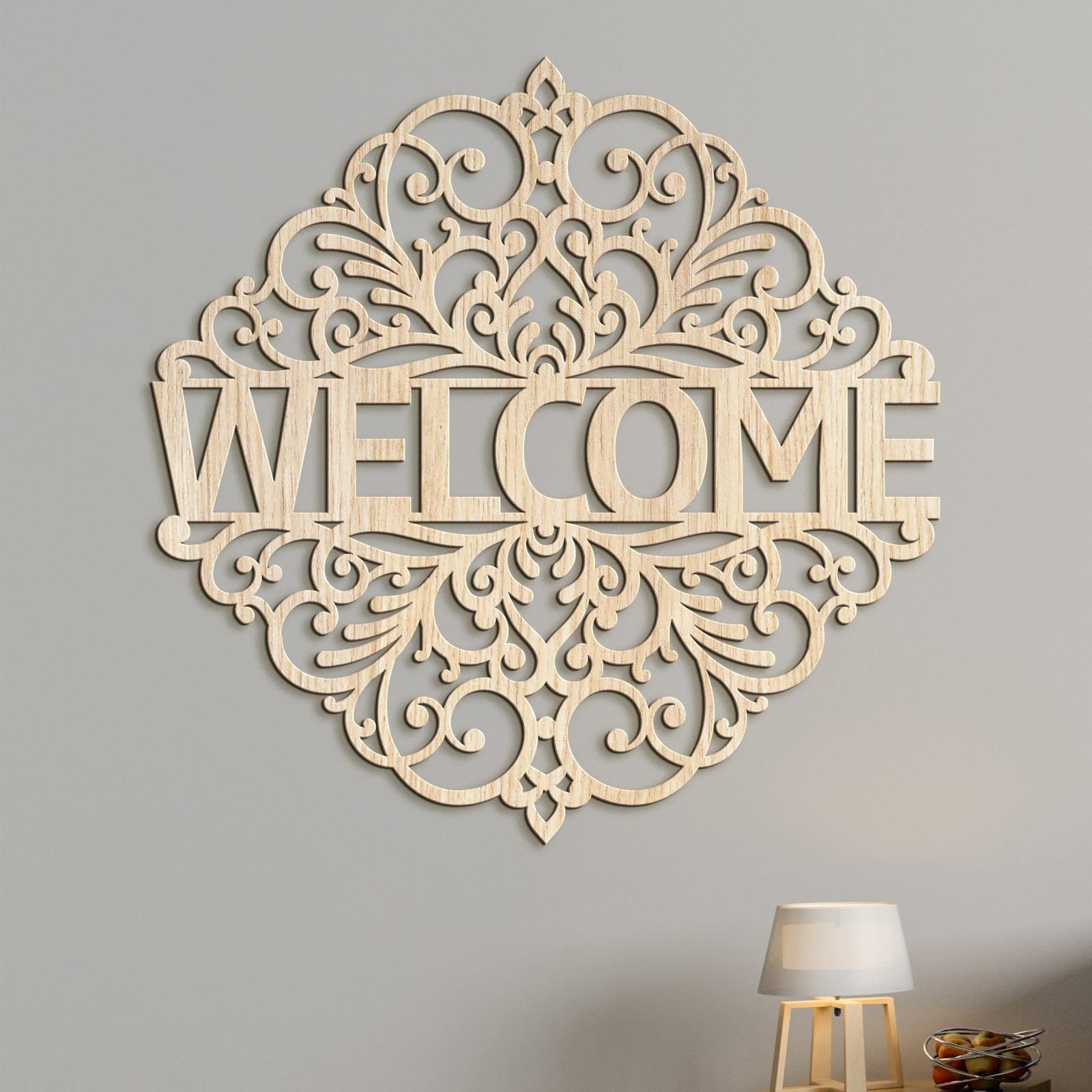 Drevený nápis WELCOME-DREVTEX