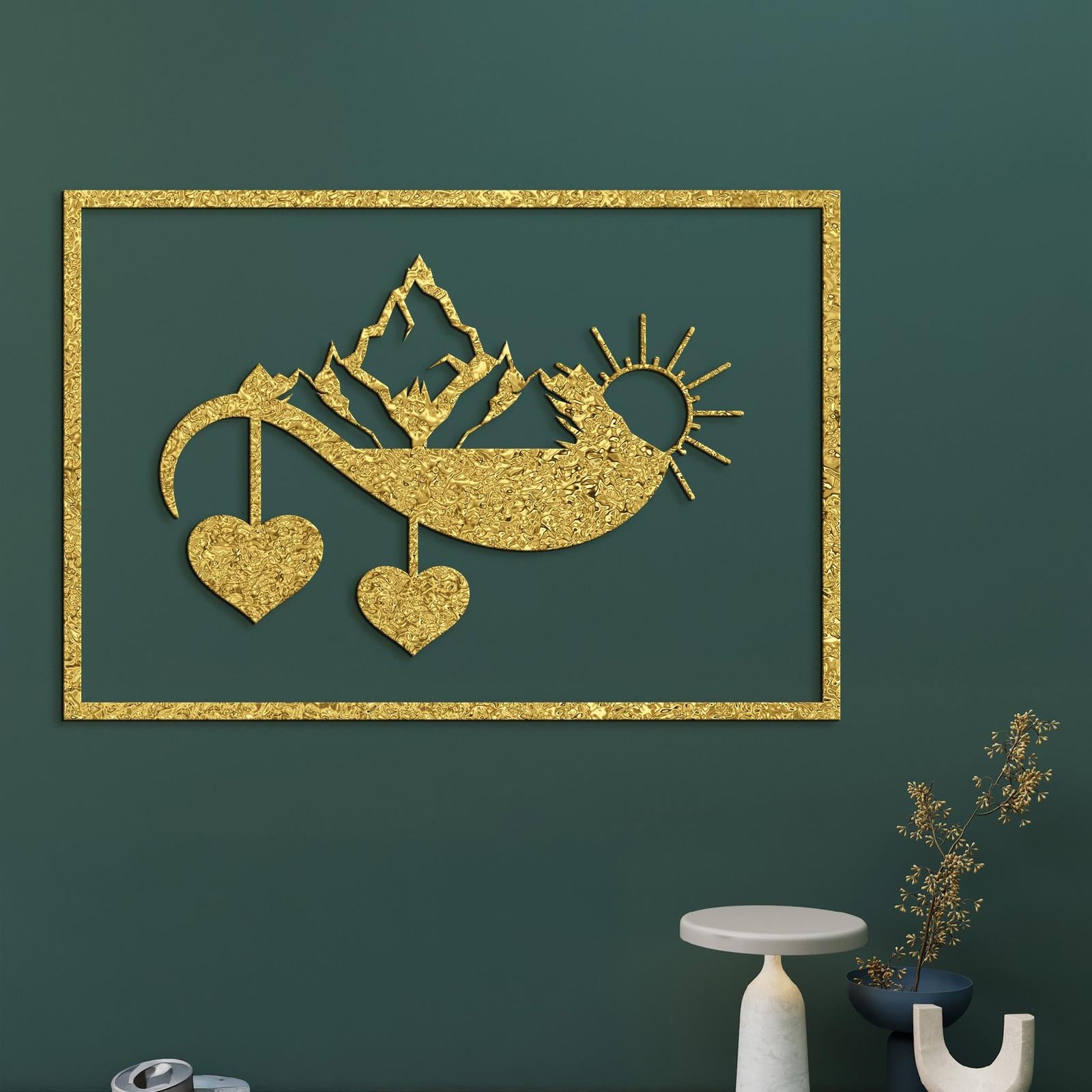 Drevený obraz na stenu Západ slnka-DREVTEX