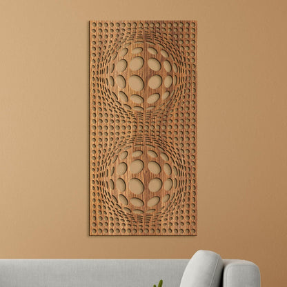 Drevený obraz na stenu 3D ilúzia-DREVTEX