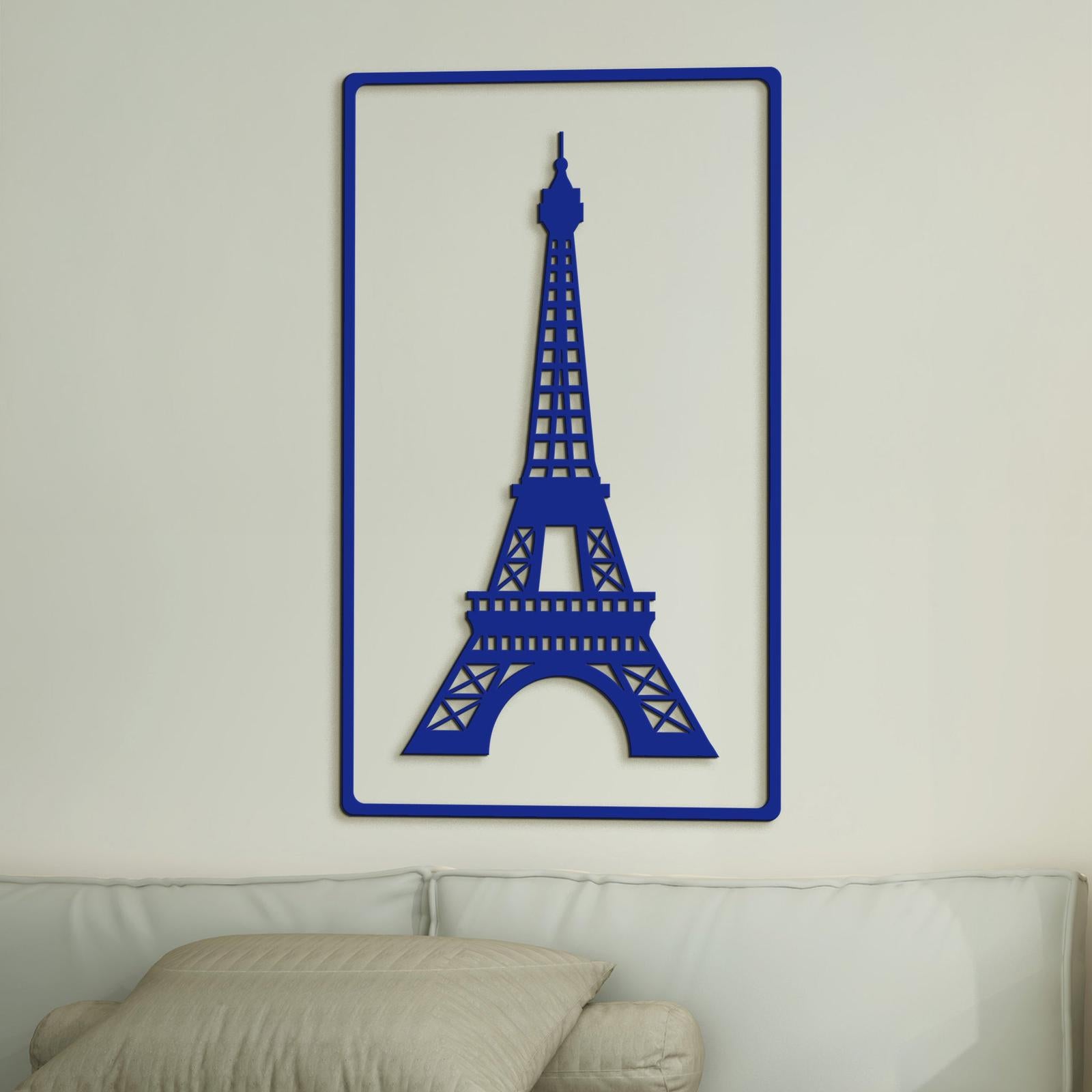 Drevený obraz Eiffelova veža-DREVTEX