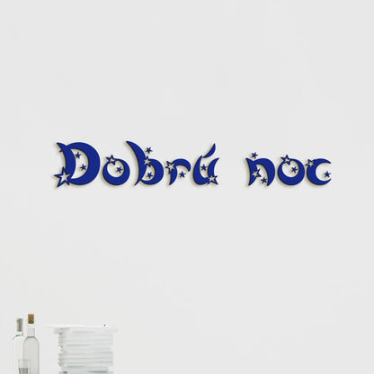 Drevený nápis Dobrú noc-DREVTEX