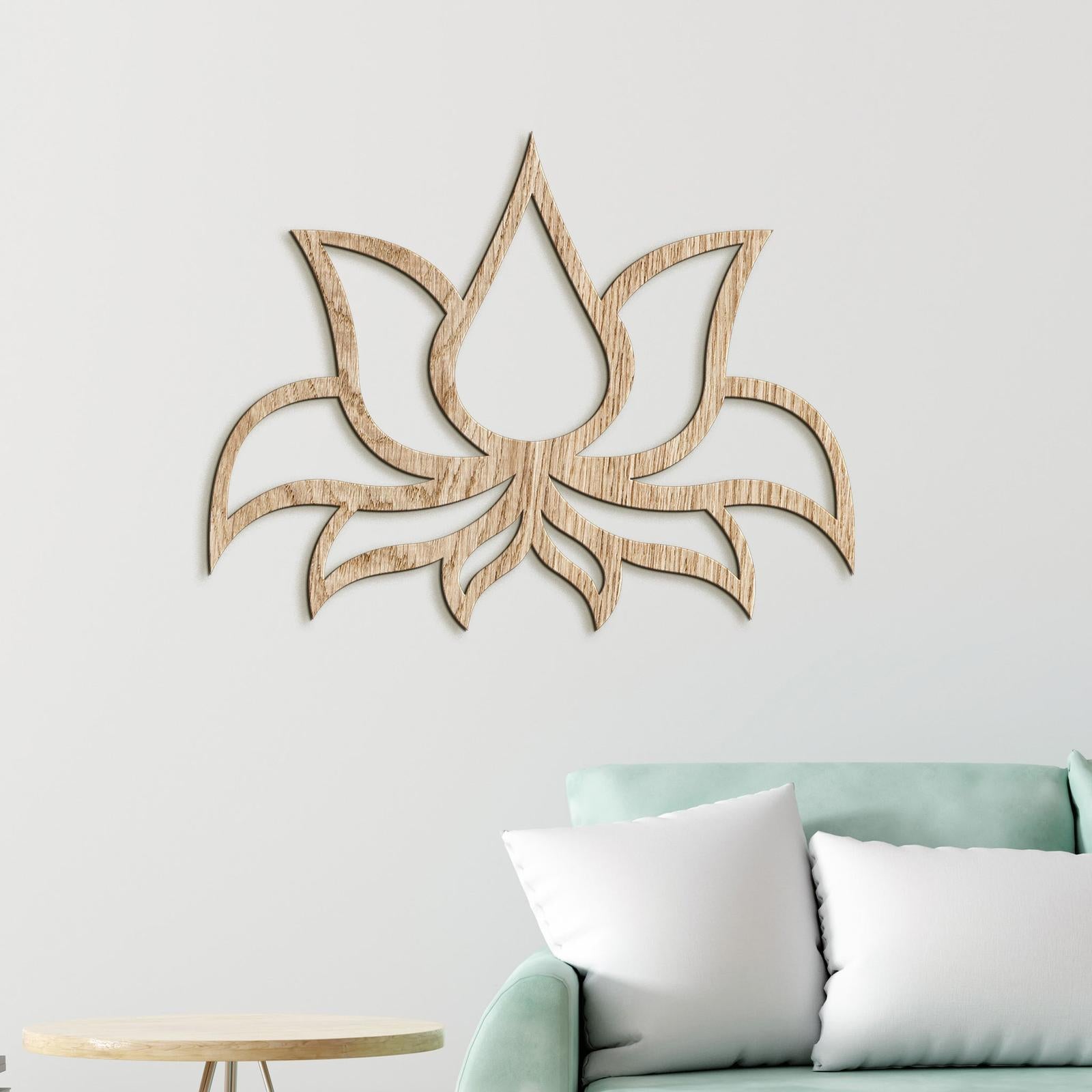 Drevený obraz Lotosový kvet-DREVTEX