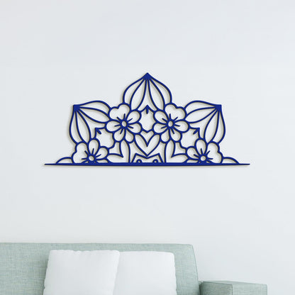 Drevená mandala polkruh CROWN-DREVTEX