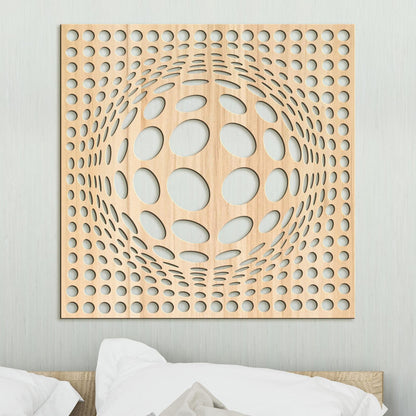 Dreveny panel 3D iluzia-DREVTEX