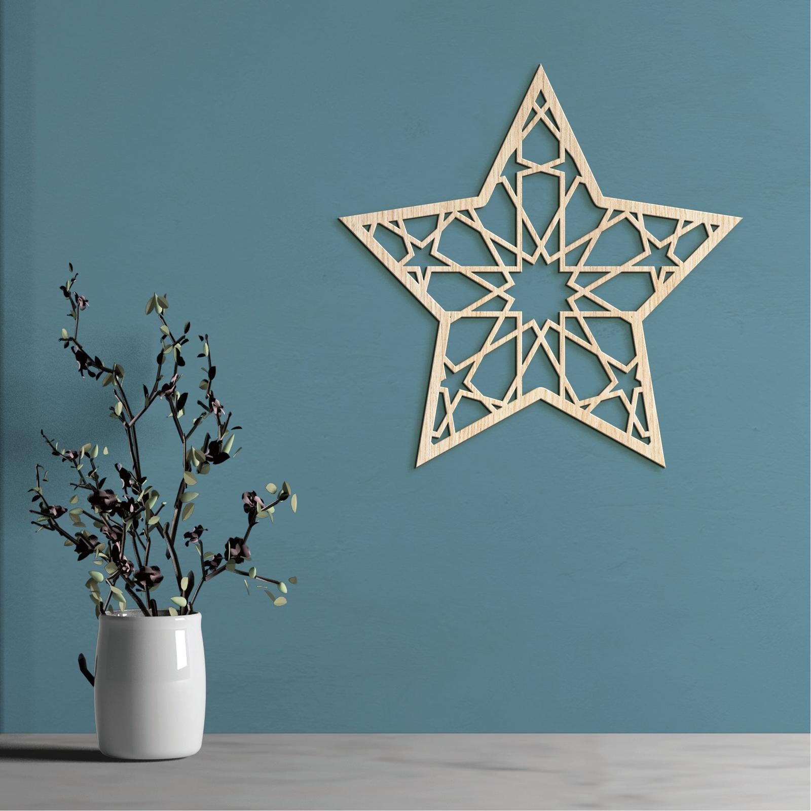 Obraz hviezda plna Elegancie-DREVTEX