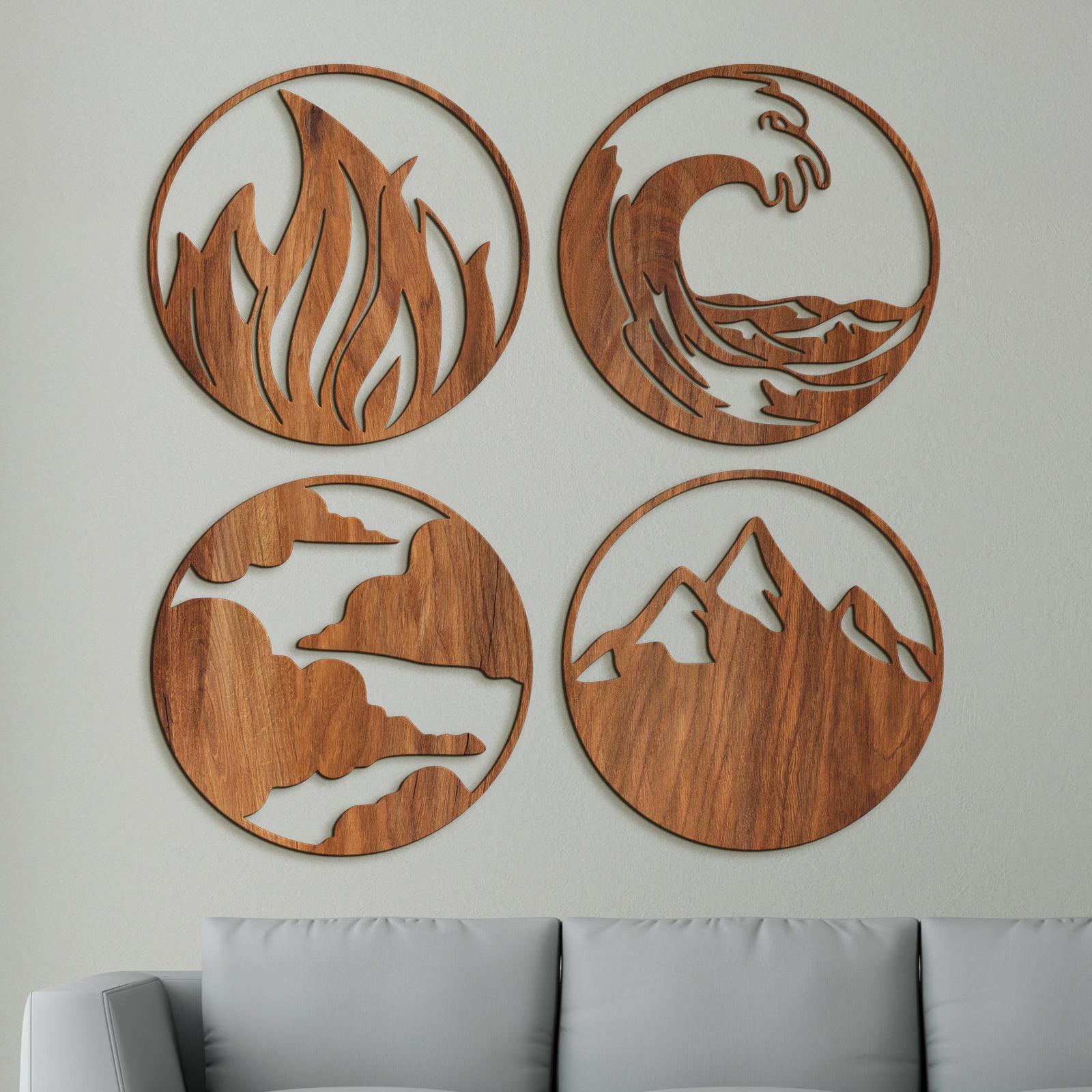 Moderný obraz ŽIVLY PRÍRODY-DREVTEX