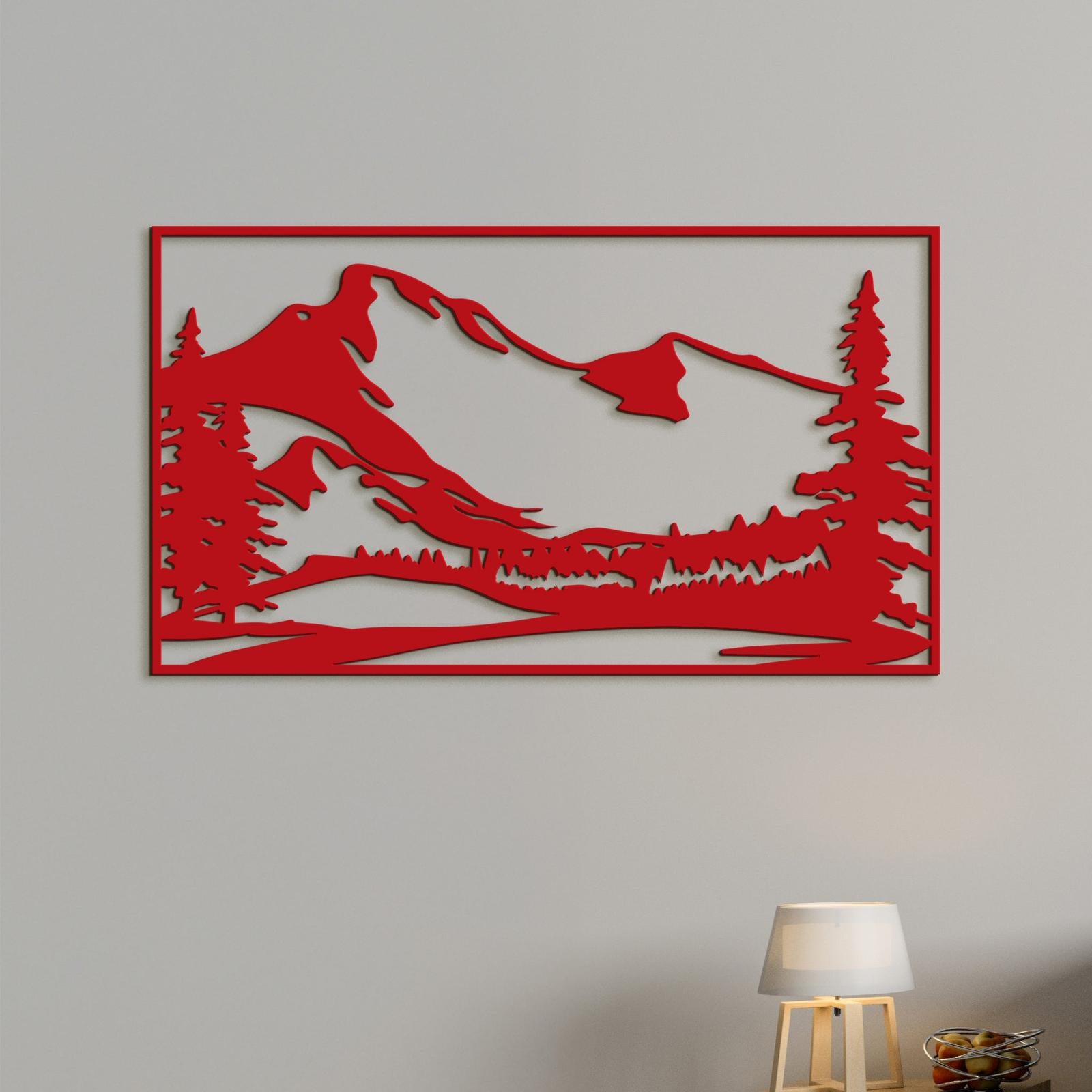 Obraz Silueta hor-DREVTEX