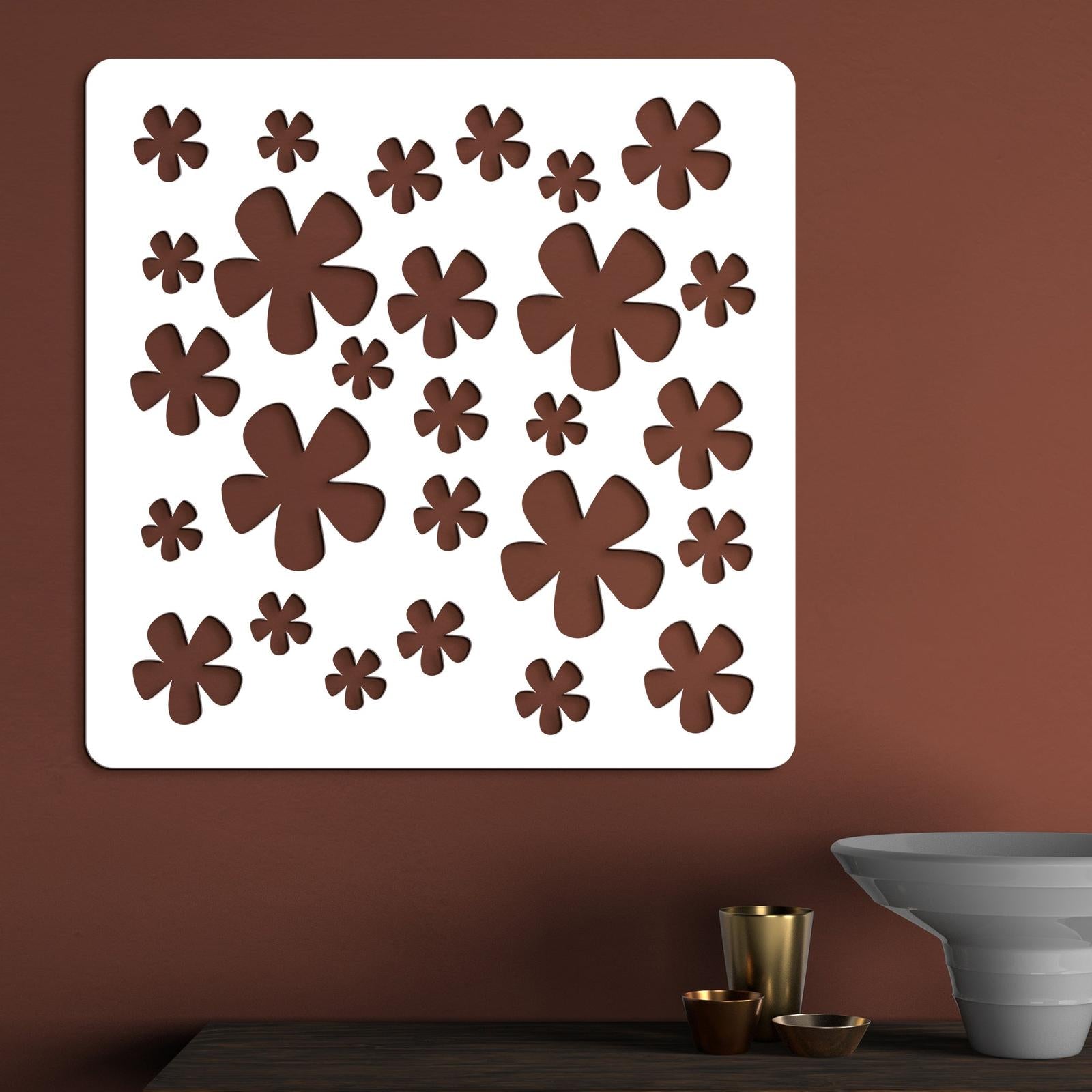 Drevená dekorácia Kvietky-DREVTEX